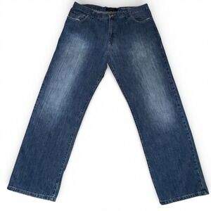 Calvin‎ Klein Jeans Men Straight Leg Blue Denim Casual Pants Size 38